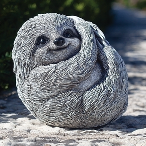 No Hurries, Be Happy Sloth Pudgy Pals Garden Statue