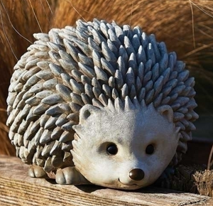 Happy Hedgehog Pudgy Pals Garden Statue