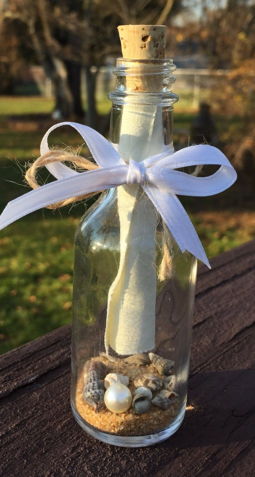 Message in a Bottle (4.25") Handmade Customizable Gift