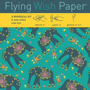ELEPHANTS Mini Flying Wish Paper Kit