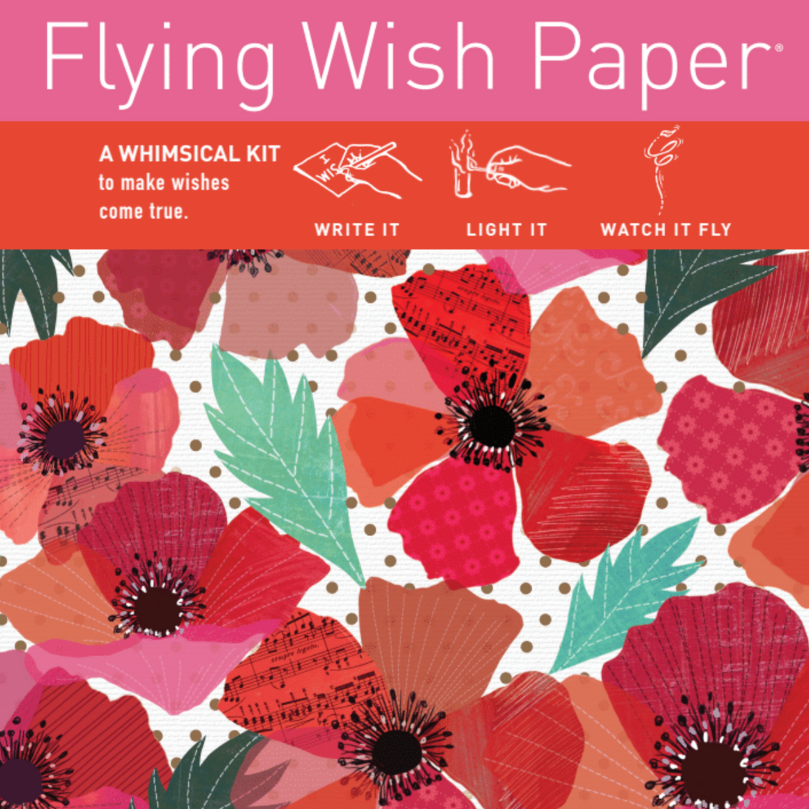 POPPIES Mini Flying Wish Paper Kit