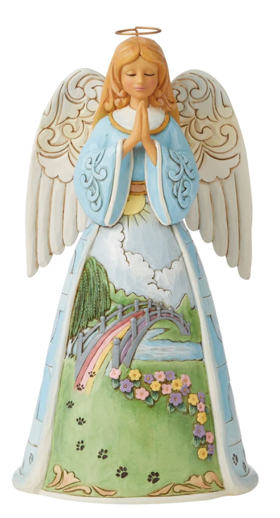 Rainbow Bridge Angel Figurine from Jim Shore Heartwood Creek