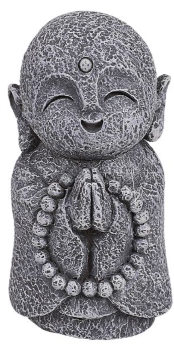 Jizo Monk Namaste Figurine