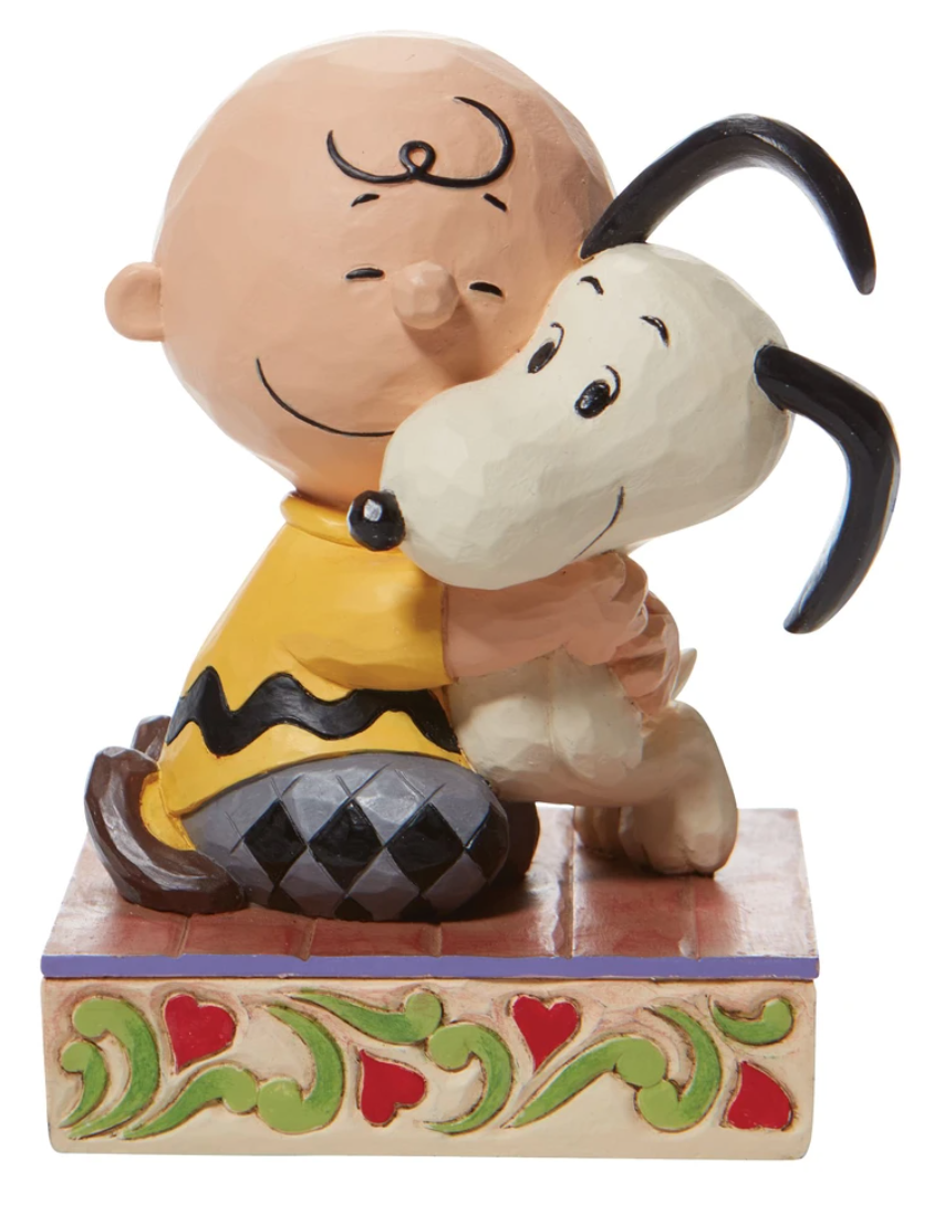 Charlie Brown Snoopy Hugging - Peanuts by Jim Shore