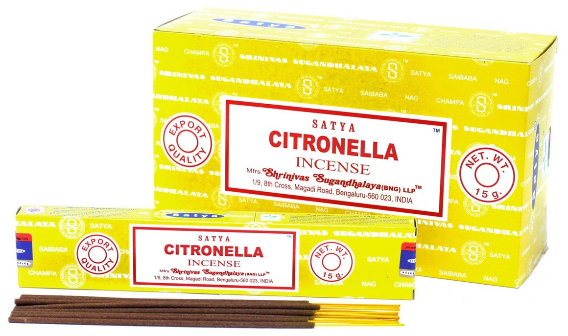 Satya Citronella 15gms Incense Sticks