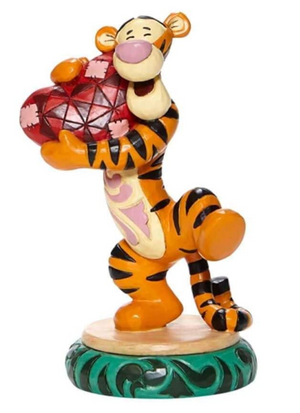 Tigger Holding Heart by Jim Shore Disney Traditions