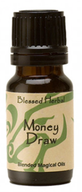 Money Draw Blessed Herbal Oil (1 oz)
