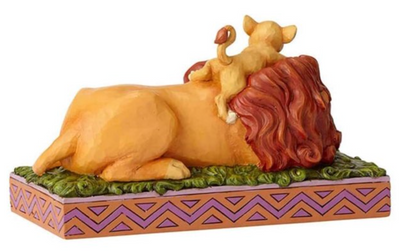 Figurine Simba et Mufasa - Le Roi Lion Disney Traditions Jim Shore