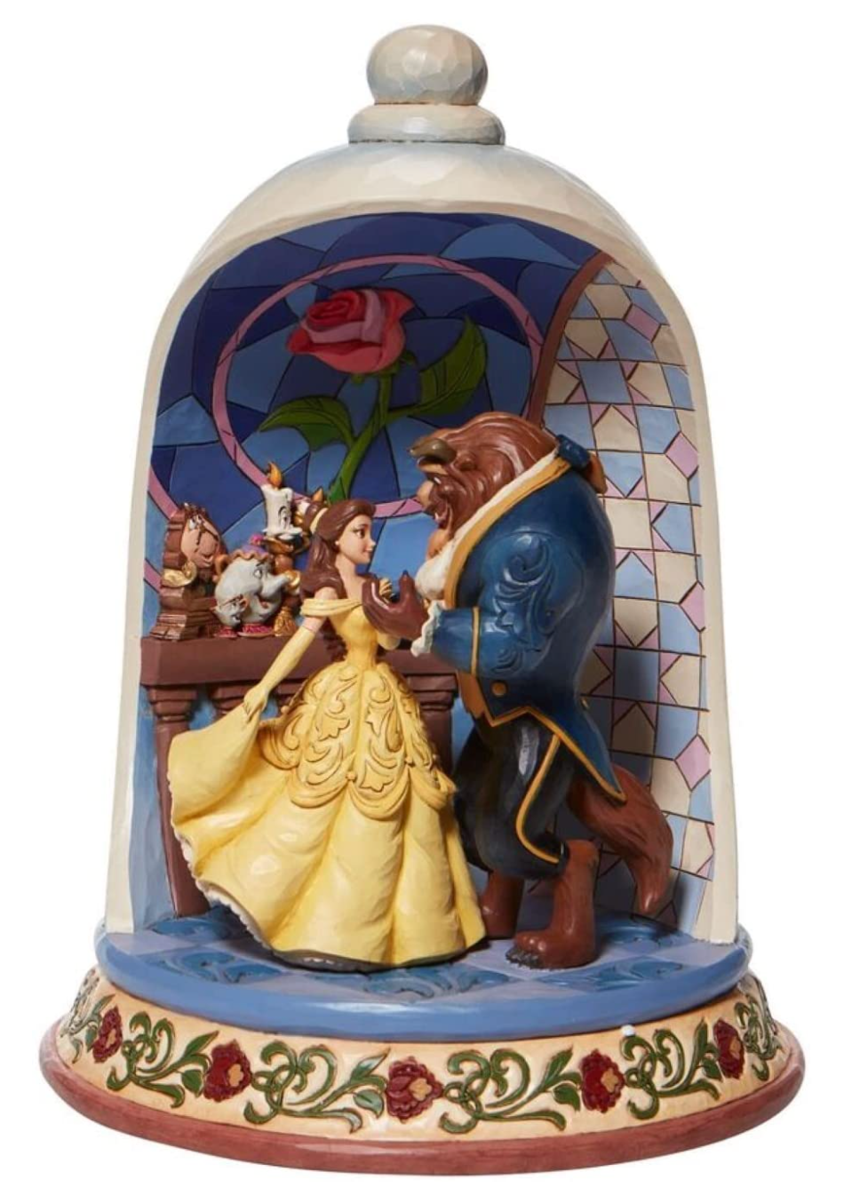 Beauty and the Beast Rose Dome by Jim Shore Disney Traditions - Sunnyside  Gift Shop