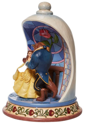 Beauty and the Beast Rose Dome by Jim Shore Disney Traditions