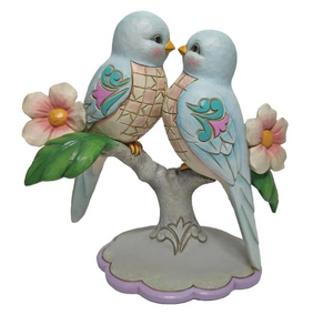 Lovebirds on Floral Branches by Jim Shore Heartwood Creek
