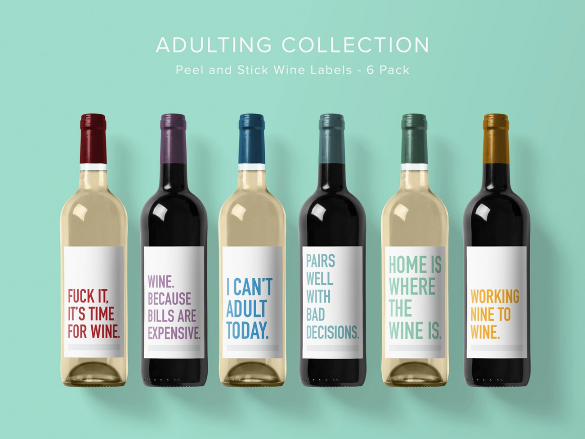 Adulting Collection - Wine Labels