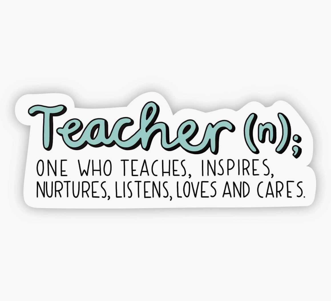 Teacher Definition Sticker sticker