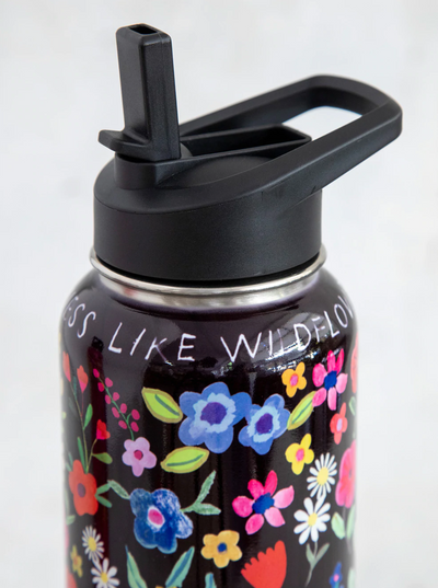 Wild Flowers Stainless Steel Bottle 500ml