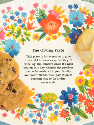 The Giving Plate Bright Bouquet Design