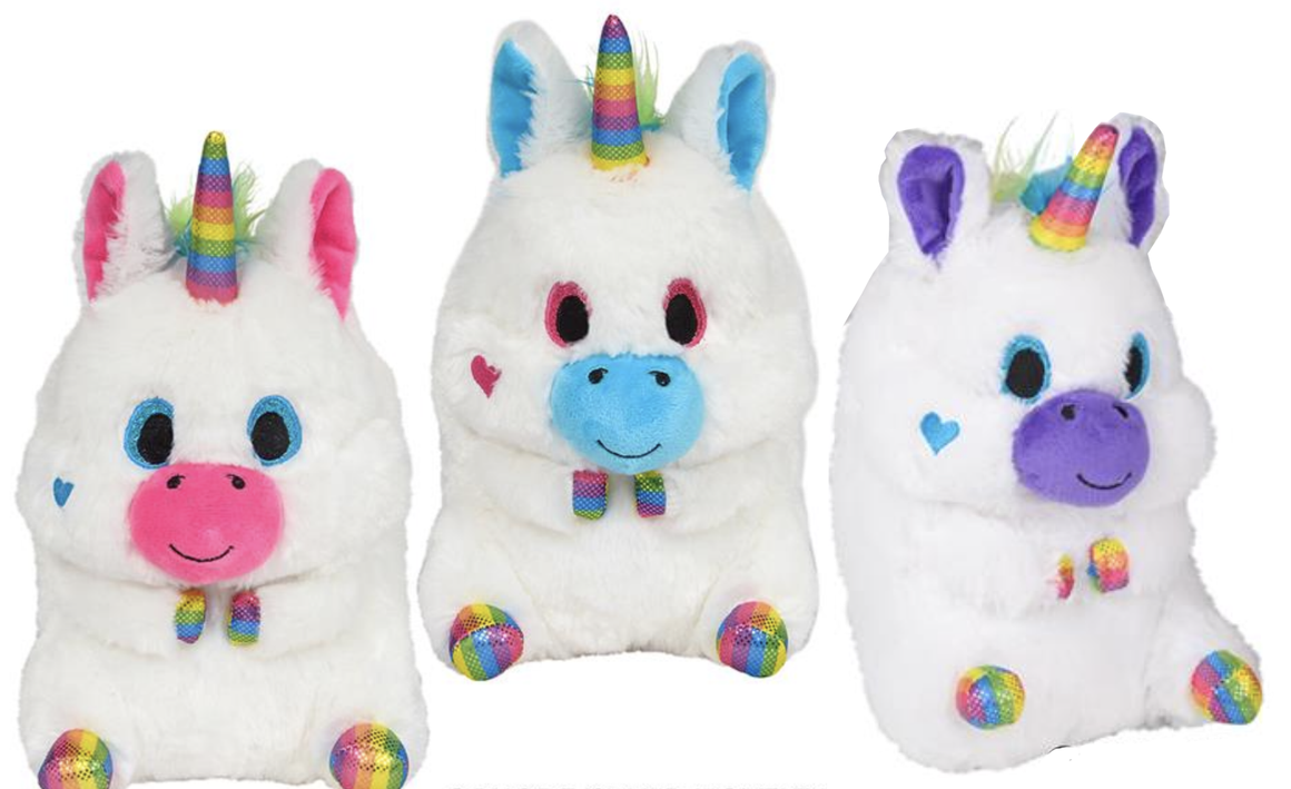 Rainbow Frosted Hamster Plush Sunnyside Gift Shop