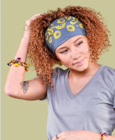 Hippie Flowers Boho Headband - Sunnyside Gift Shop