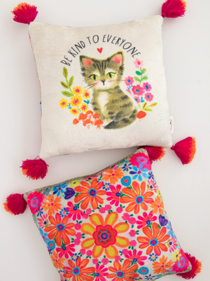 Cozy Throw Pillow - Kind To Everyone