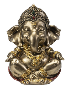 Small Meditating Ganesha Figure