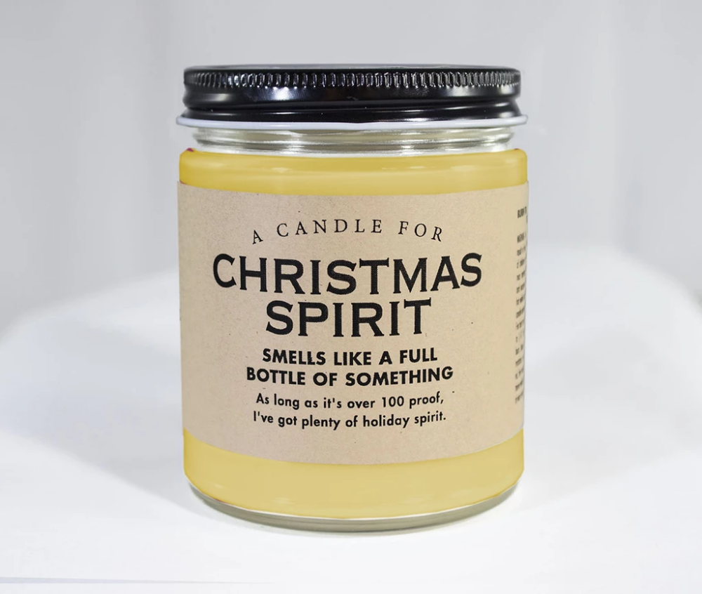 A Candle for Christmas Spirit ~ Smells Like a Full Bottle of Something
