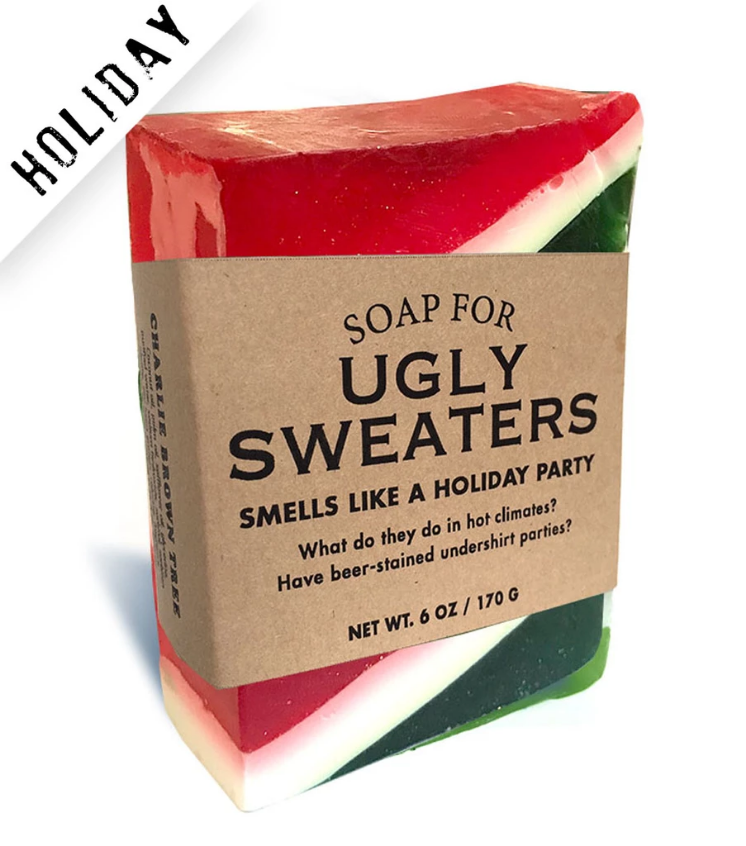 Soap for Ugly Sweaters ~ Smells Like a Holiday Party