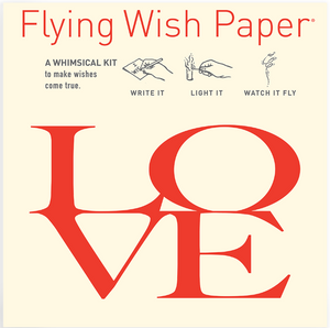 LOVE LETTERS Mini Flying Wish Paper Kit