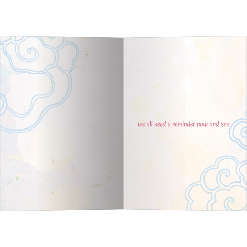 Buddha Now and Zen Let It Go Support Card