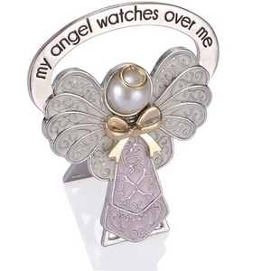 My Angel Watches Over Me ~ Pink Bedside Angel