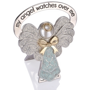 My Angel Watches Over Me ~ Blue Bedside Angel