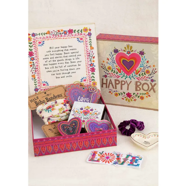 Happy Boxes & Pins - Sunnyside Gift Shop