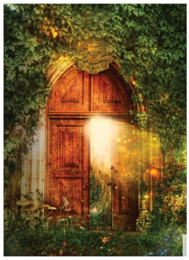 Mystical Magical Open Door Greeting Card (blank inside)