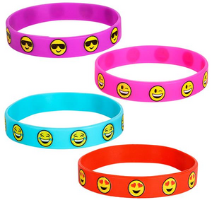 Emoticon Emoji Rubber Bracelets