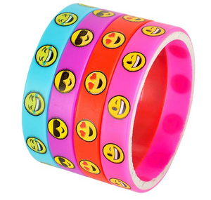 Emoticon Emoji Rubber Bracelets
