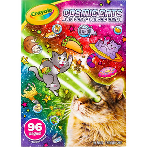 Cosmic Cats Crayola Coloring Book