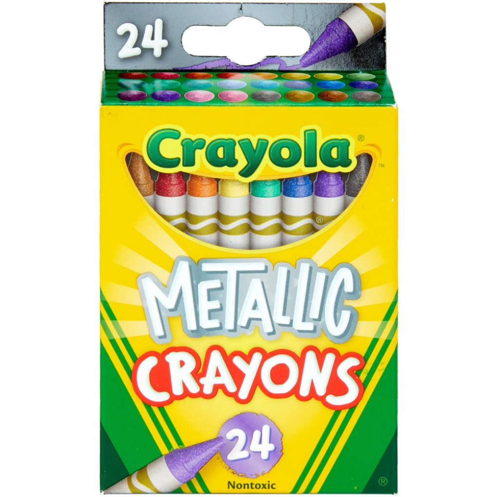 24 count Crayola Metallic Crayons