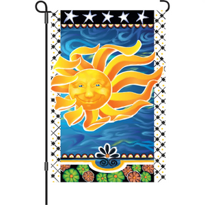 Radiant Sun 12" Garden Flag