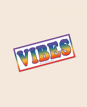 Rainbow VIBES Mini Sticker