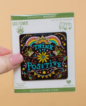Think Positive Mindful Magnet