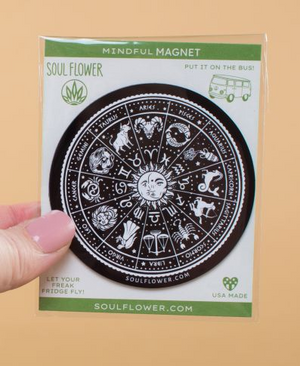 Zodiac Astrological Mindful Magnet