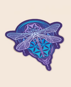 Dragonfly Mandala Sticker