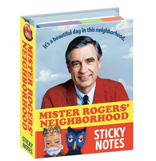 Mister Rogers Sticky Notes Gift Set - Sunnyside Gift Shop