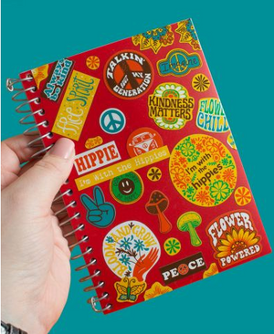 I'm with the Hippies Sticker Sheet