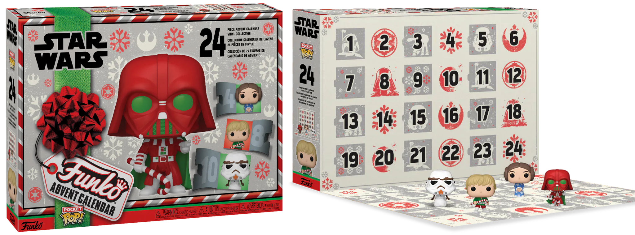 Funko Pocket Pop Advent Calendar Marvel Holiday 2022 - 24 Mini Figures