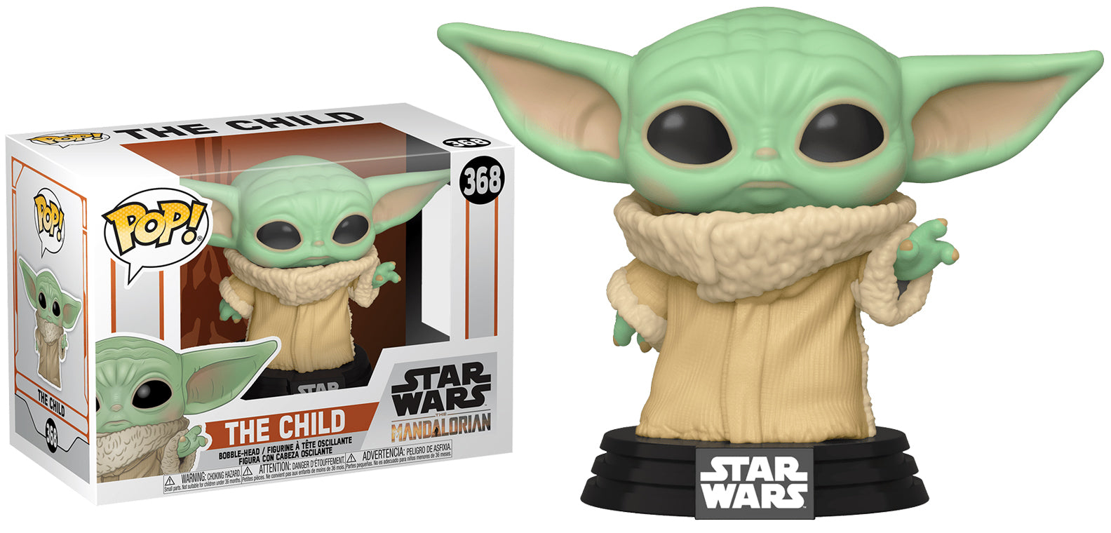FUNKO Funko Pop Star Wars Grogu Baby Yoda Con Luke Skywalker 482