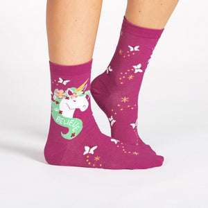 Believe in Magic Unicorn Women's Crew Socks