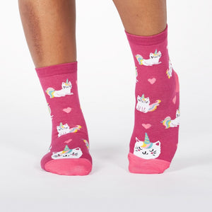Look at Me Meow Cat Women's Crew Socks