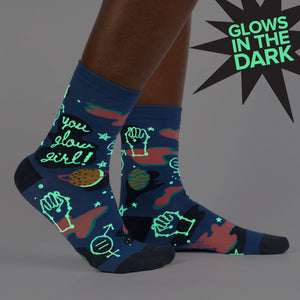 You Glow Girl Women's Crew Socks