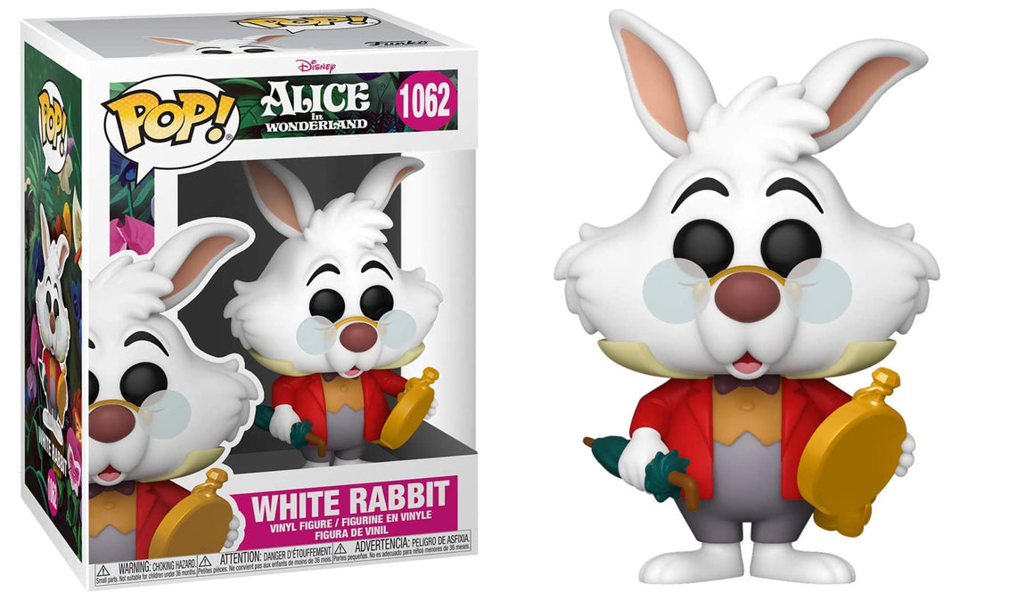 Funko Pop Vinyl Figurine White Rabbit w/Watch #1062 - Disney's Alice in Wonderland