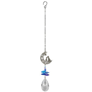 Moon Cats ~ Crystal Fantasy Suncatcher