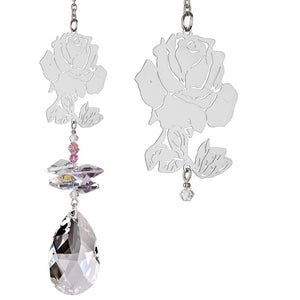 Beautiful Rose ~ Crystal Fantasy Suncatcher